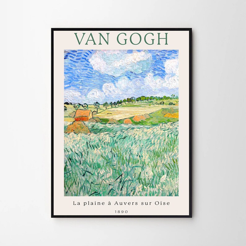 Van Gogh's The Plain in Auvers-sur-Oise: Museum Quality Art Print