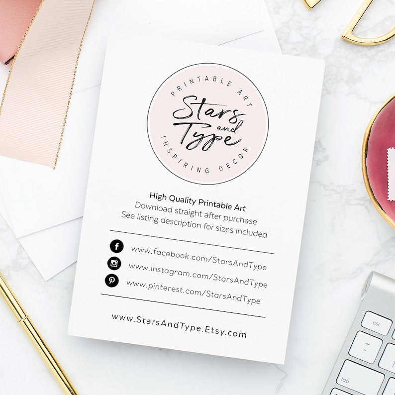 Bohemian Abstract Wall Art Set of 6: Digital Downloads