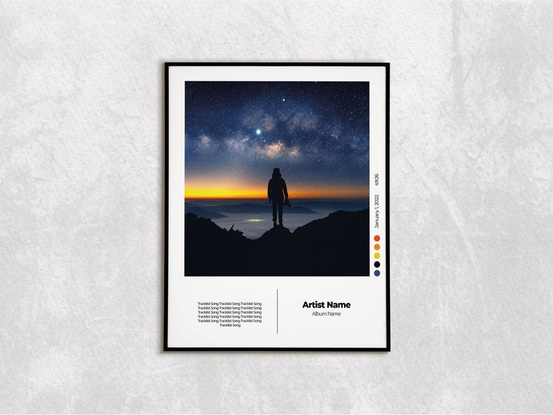 Custom Album Cover Poster | Unique Music Gift