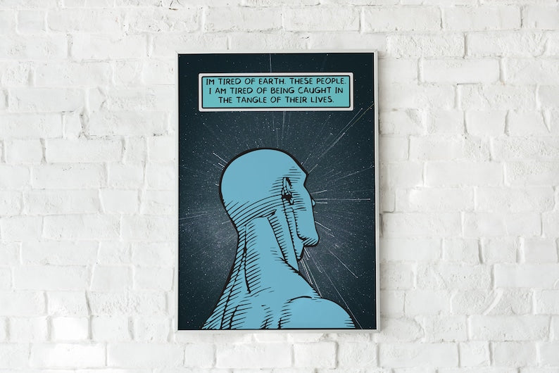 "Dr. Manhattan: Watchmen Poster"