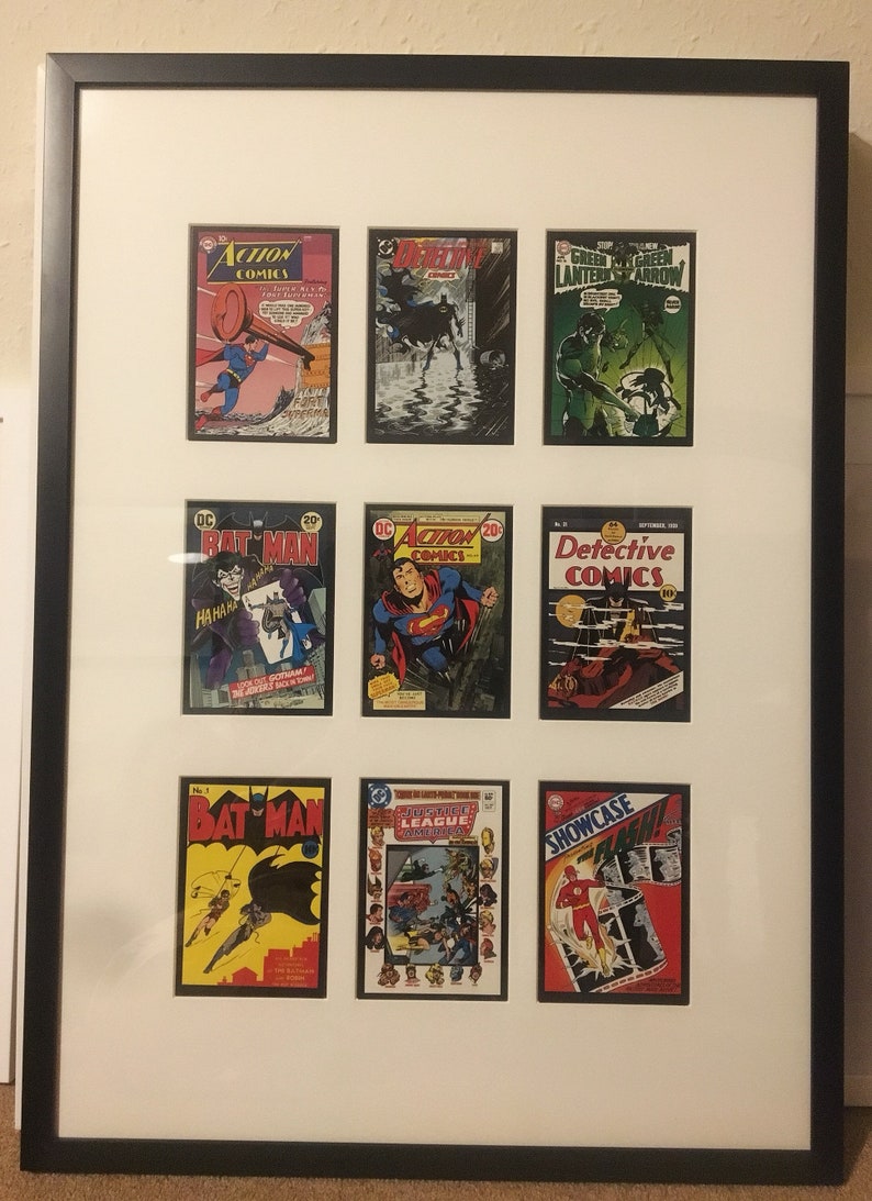 DC Comics: Vintage Comic Cover Card Collection (Set of 9)