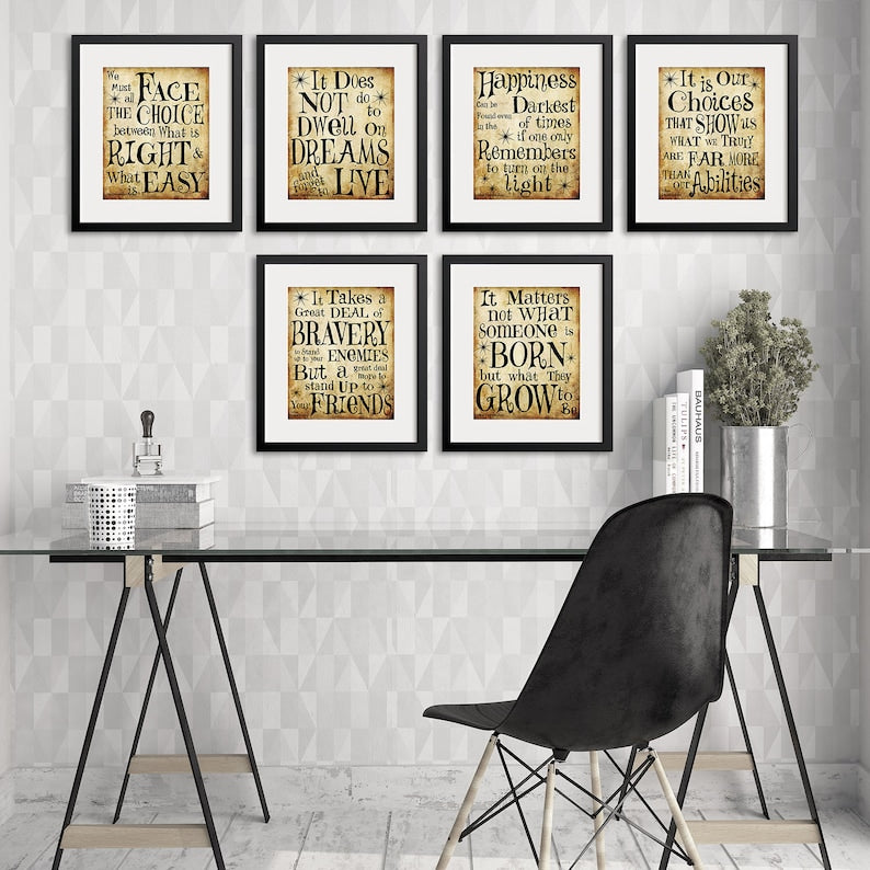 Harry Potter Printable Wall Art: Albus Dumbledore Quotes