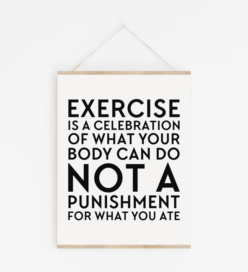 Motivational Gym Wall Art Printable: Instant Fitness Decor