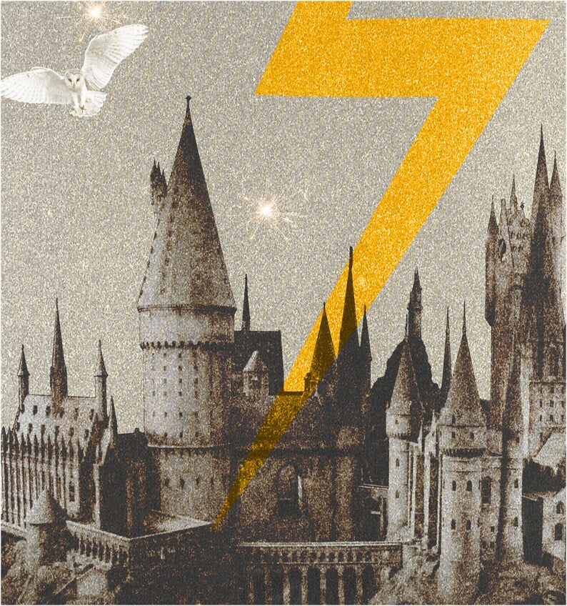 Minimalist Harry Potter Movie Poster Print