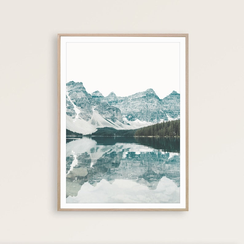 Nature's Serene Embrace: Set of 3 Landscape Art Prints