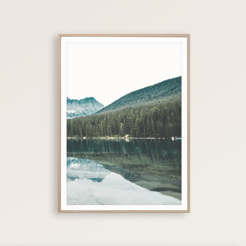 Nature's Serene Embrace: Set of 3 Landscape Art Prints