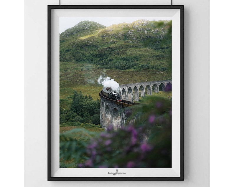 Hogwarts Express Print: Scotland Art, Harry Potter Poster