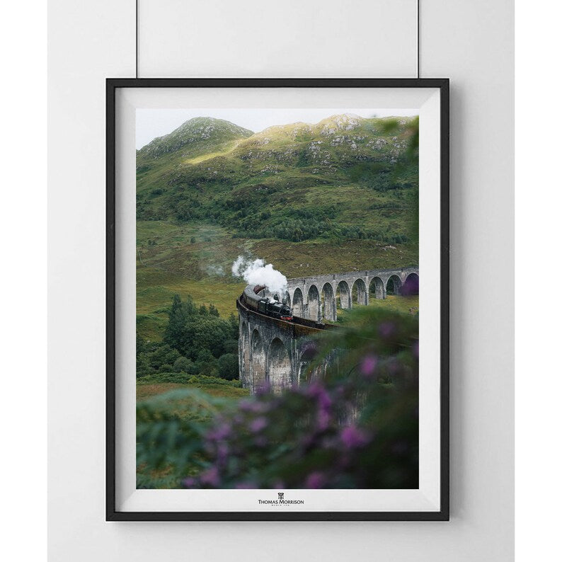 Hogwarts Express Print: Scotland Art, Harry Potter Poster