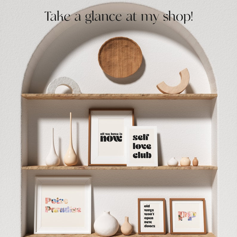 Customizable Digital Wall Art | Your Words, Your Style