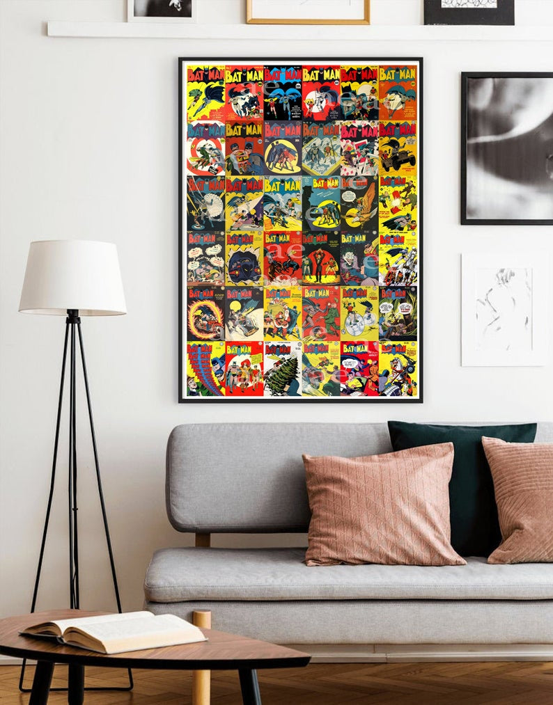Golden Age Batman Comics Art Prints