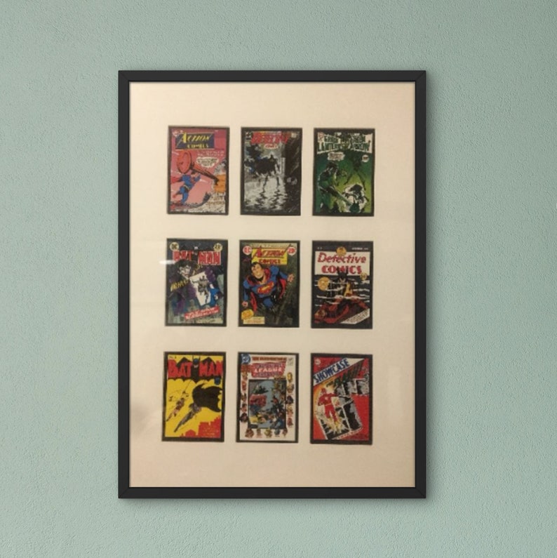 DC Comics: Vintage Comic Cover Card Collection (Set of 9)