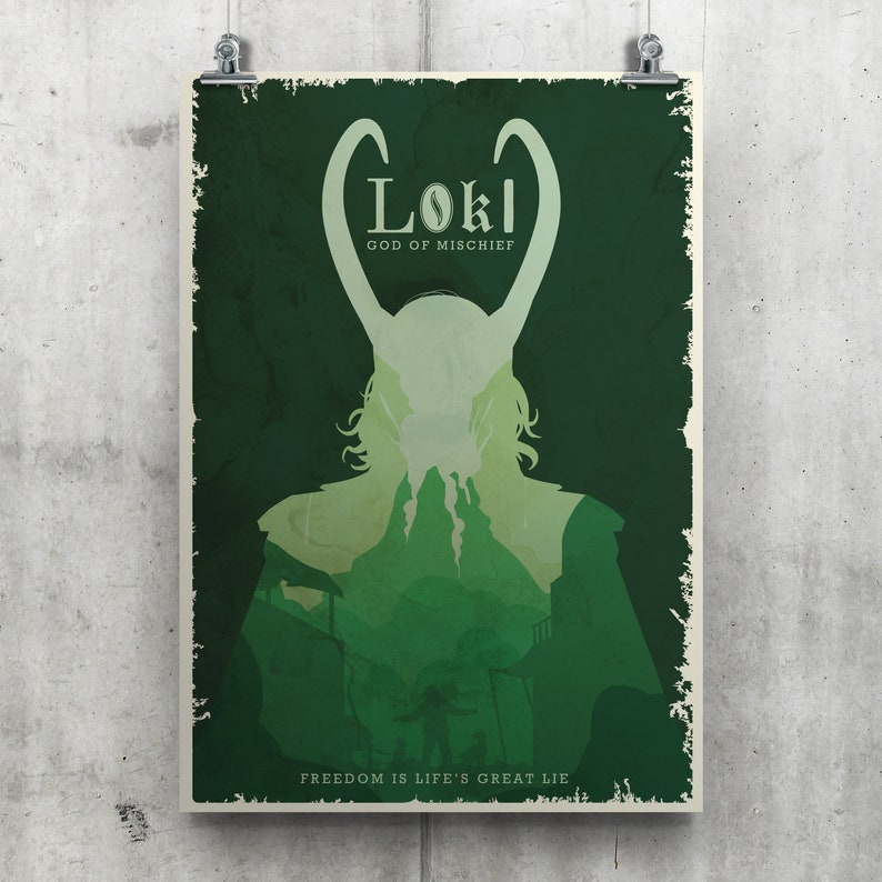 Marvelous Loki Poster: A Trickster's Allure