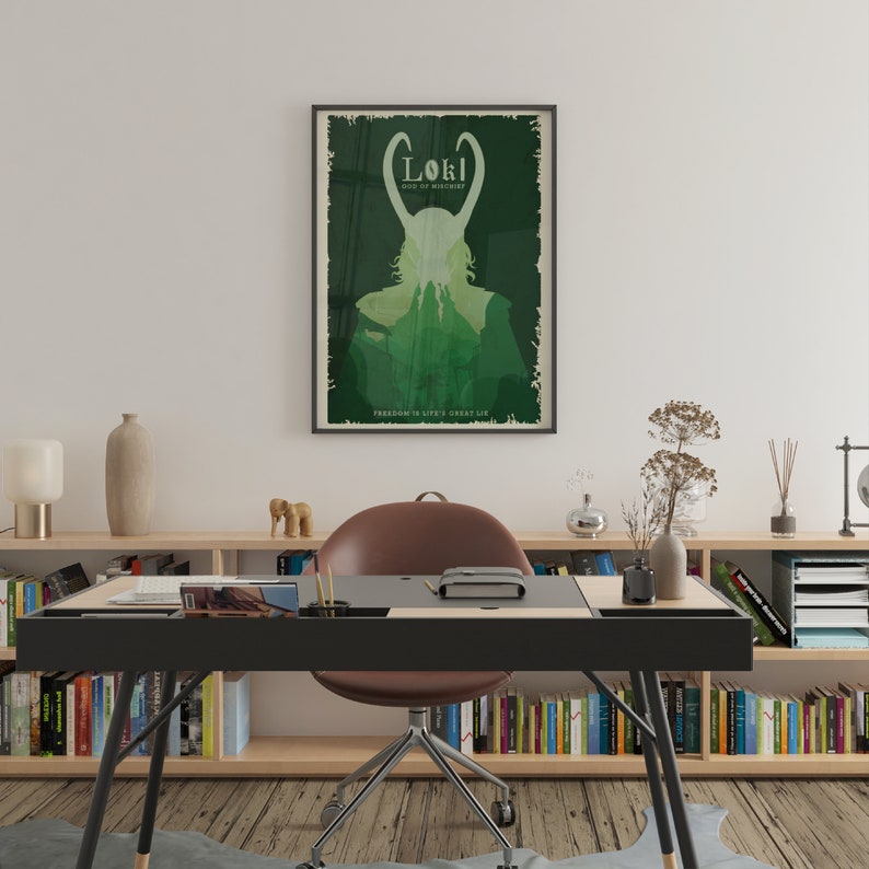 Marvelous Loki Poster: A Trickster's Allure