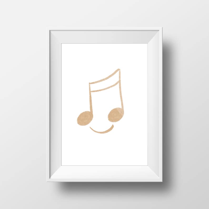 Happy Music Note Classroom Decor