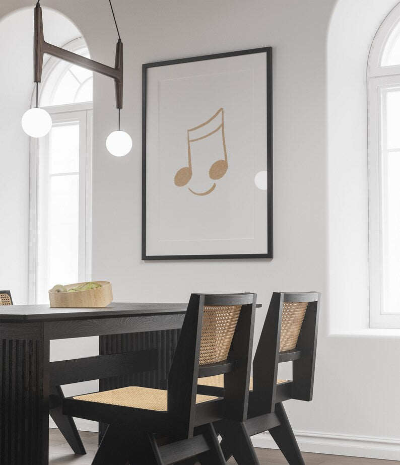 Happy Music Note Classroom Decor