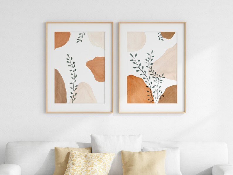 Boho Abstract Digital Wall Art