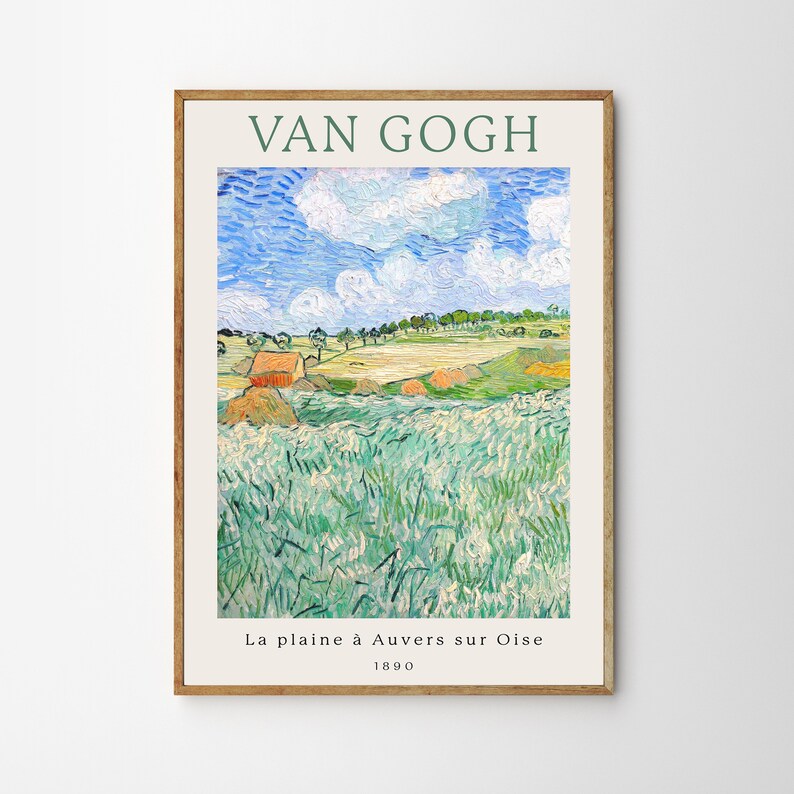 Van Gogh's The Plain in Auvers-sur-Oise: Museum Quality Art Print