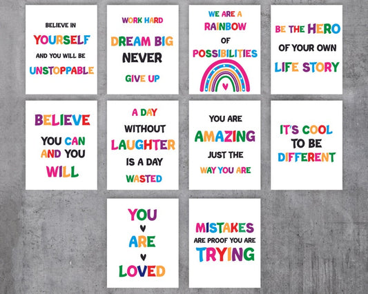 Inspirational Quotes Wall Art Bundle