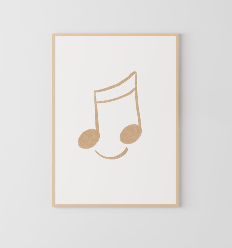 Happy Music Note Classroom Decor