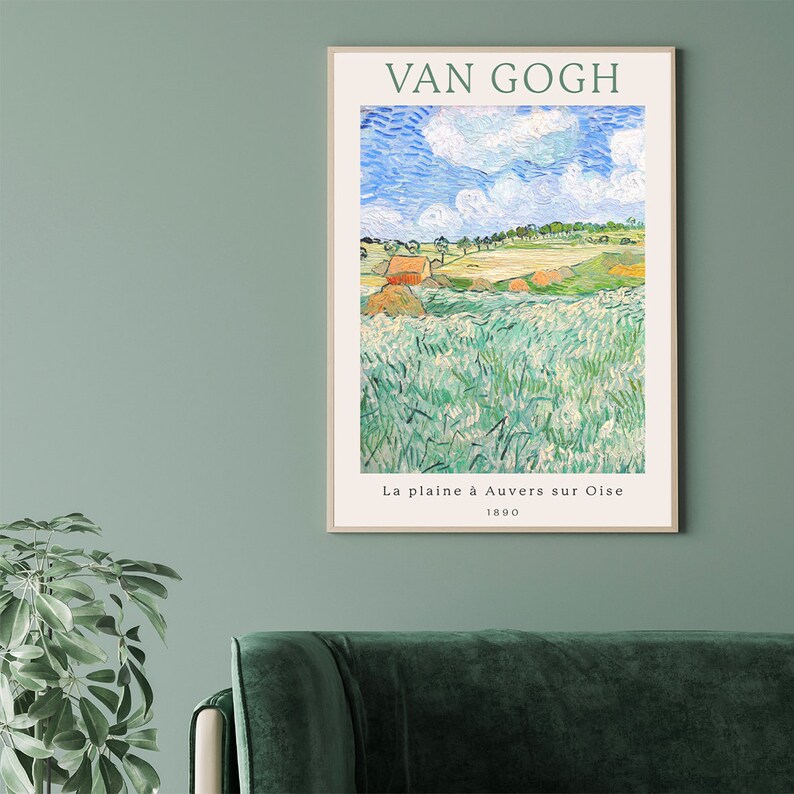 Van Gogh's The Plain in Auvers-sur-Oise: Museum Quality Art Print