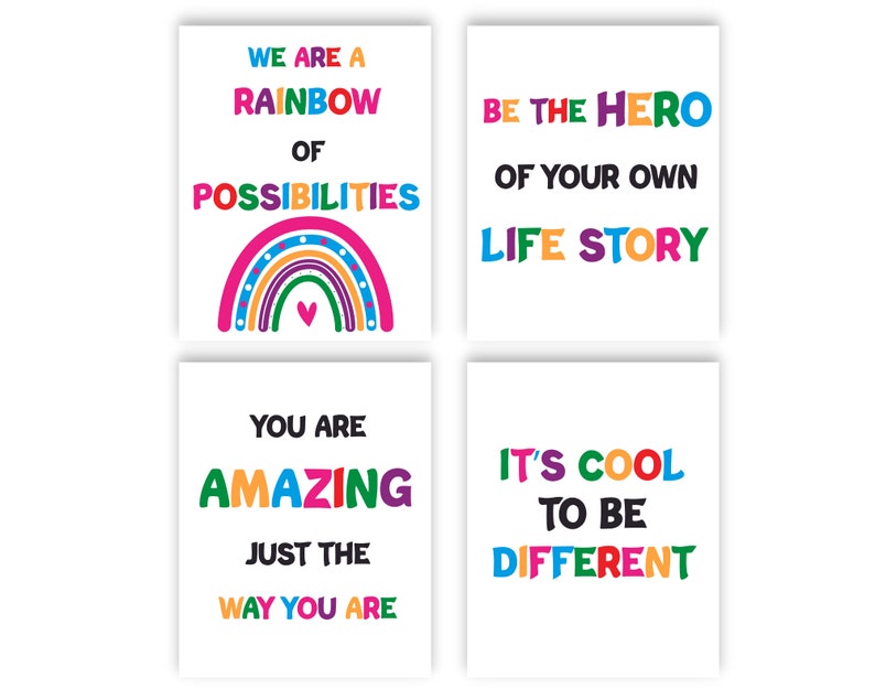 Inspirational Quotes Wall Art Bundle