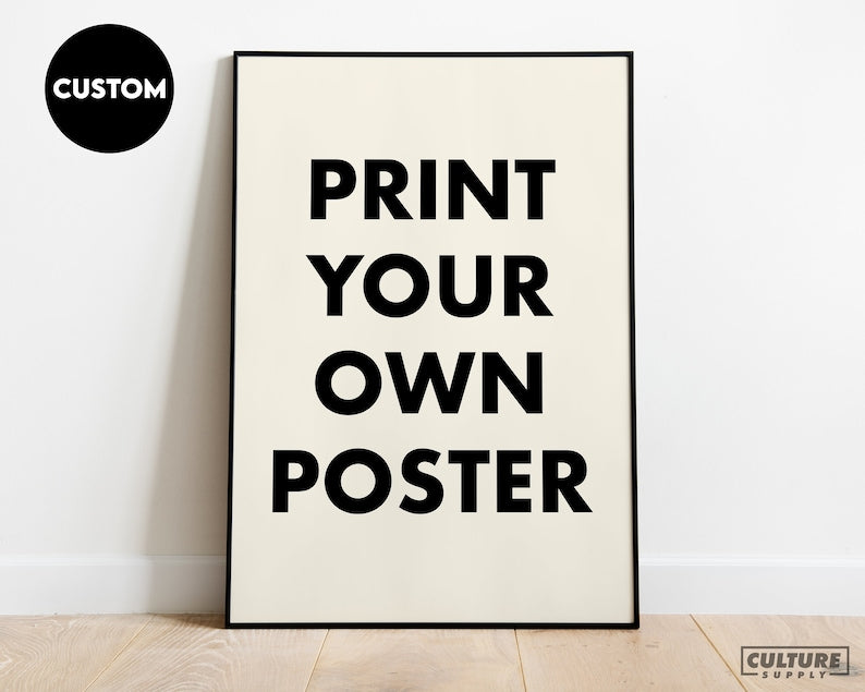 Personalized Posters: Capture Memories, Create Decor