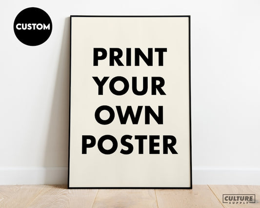 Personalized Posters: Capture Memories, Create Decor