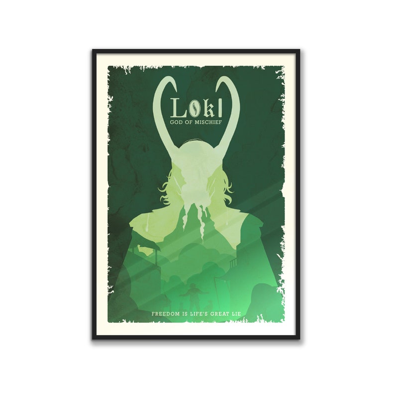 Marvelous Loki Poster: A Trickster's Allure