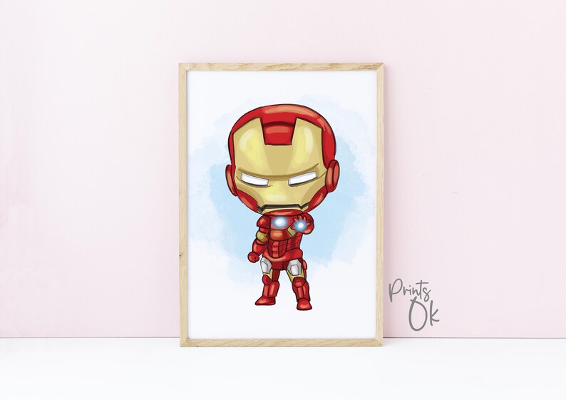 Marvel Superhero Nursery Prints: Avengers Wall Art for Kids