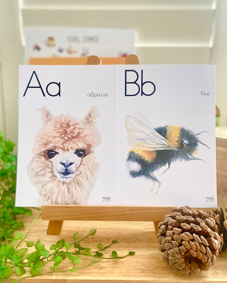 Nature Alphabet Posters for Little Learners