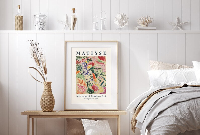 Matisse Print Set: Boho Museum Exhibit Posters