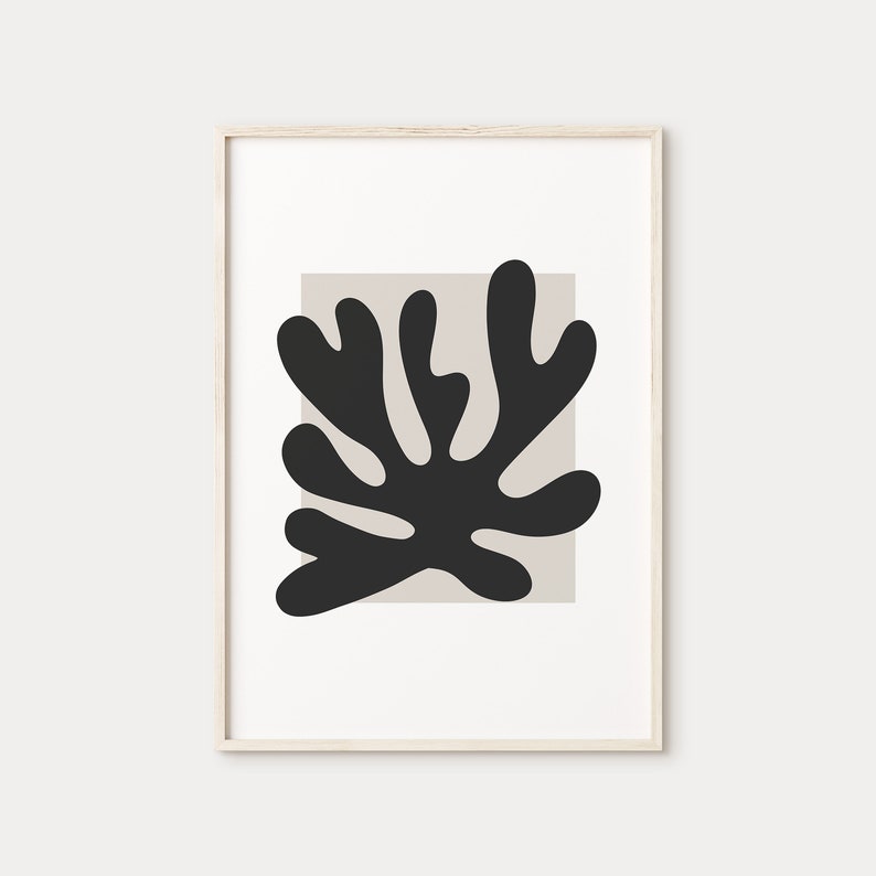 Neutral Matisse Abstract Woman Wall Art Set