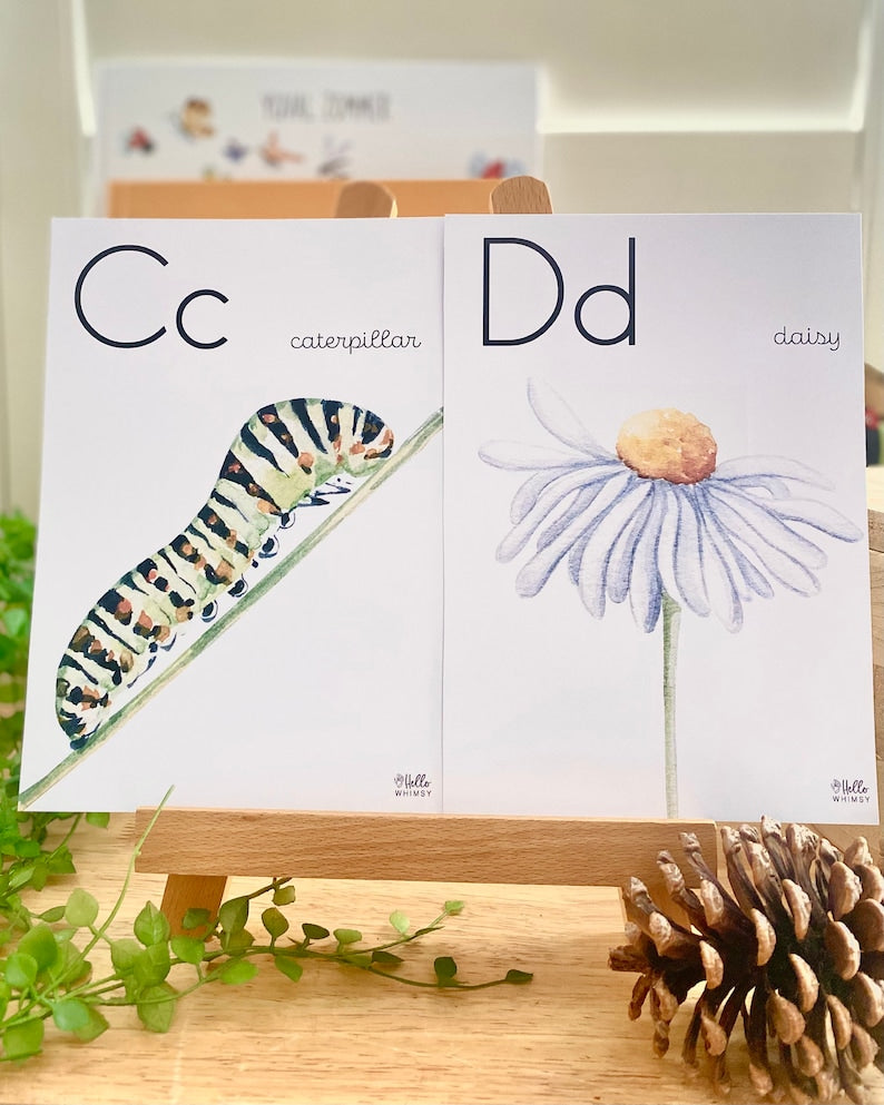 Nature Alphabet Posters for Little Learners