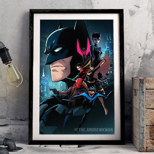 Batman Family Signed Art Print