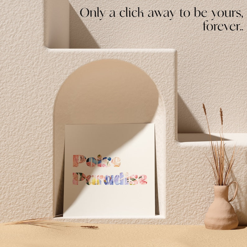 Customizable Digital Wall Art | Your Words, Your Style