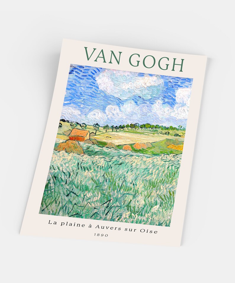 Van Gogh's The Plain in Auvers-sur-Oise: Museum Quality Art Print