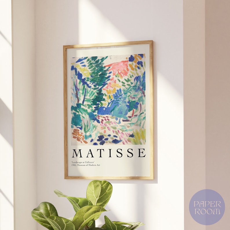 Matisse Print Trio: Landscape, Still Life, and Portrait