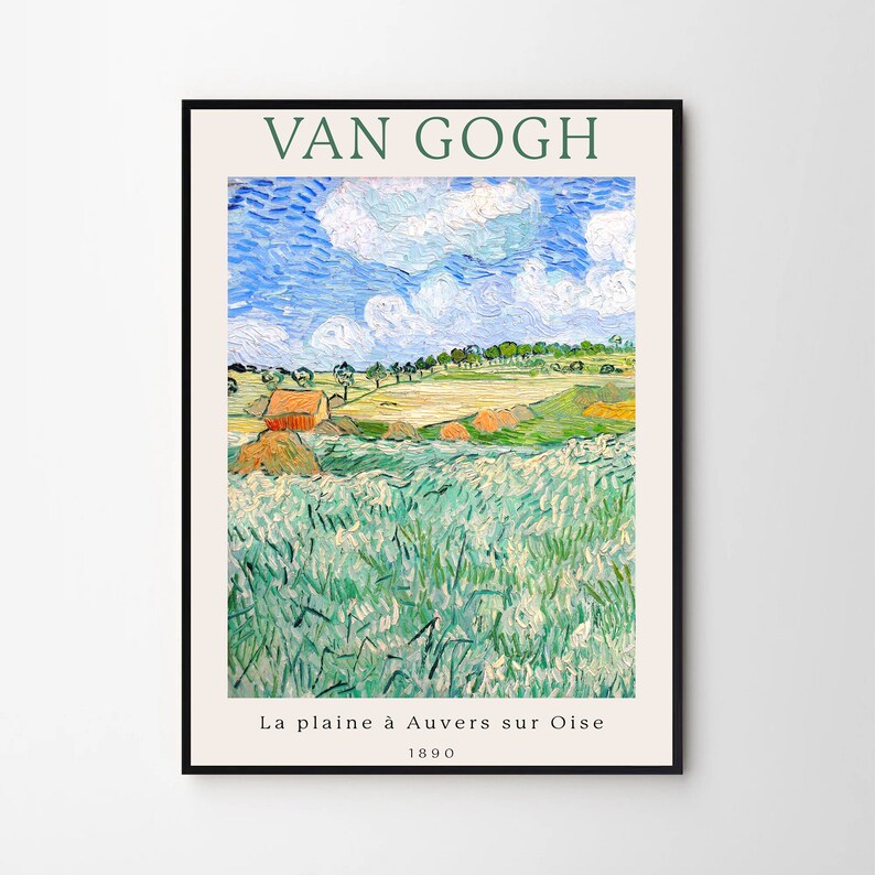 Van Gogh's The Plain in Auvers-sur-Oise: Museum Quality Art Print