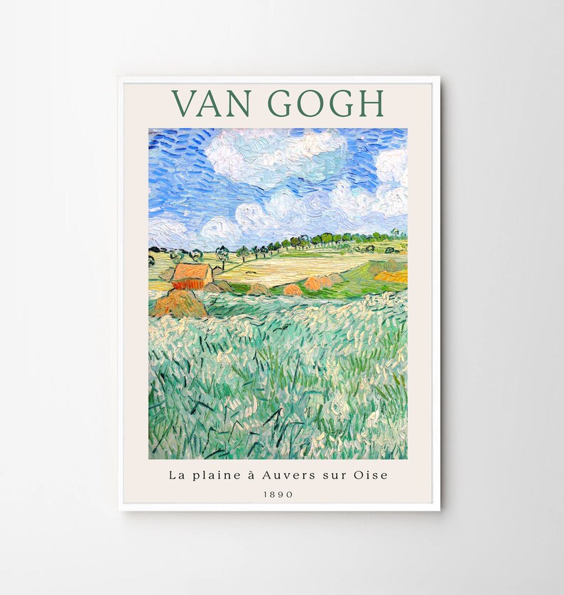 Van Gogh's The Plain in Auvers-sur-Oise: Museum Quality Art Print