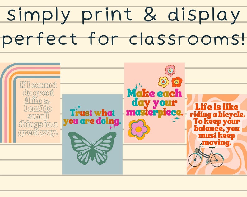 Groovy Growth Mindset Posters: Inspire & Motivate