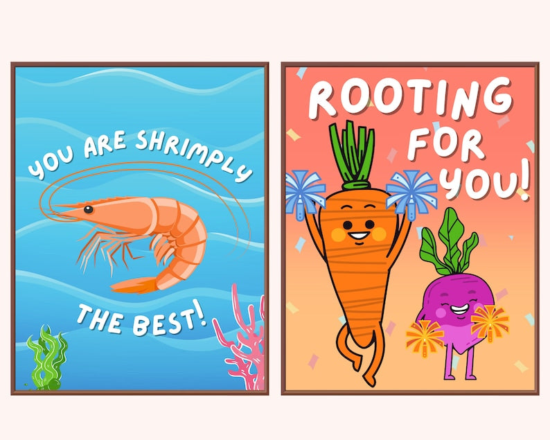 Punch Line Pun Posters for Elementary Class