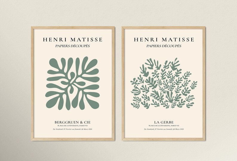 Mid-Century Modern Matisse Prints (Set of 2)