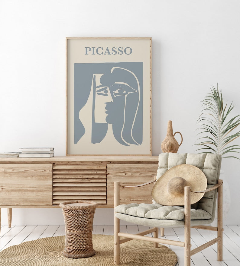 Bohemian Wall Art Set: Matisse & Picasso Inspired Trio