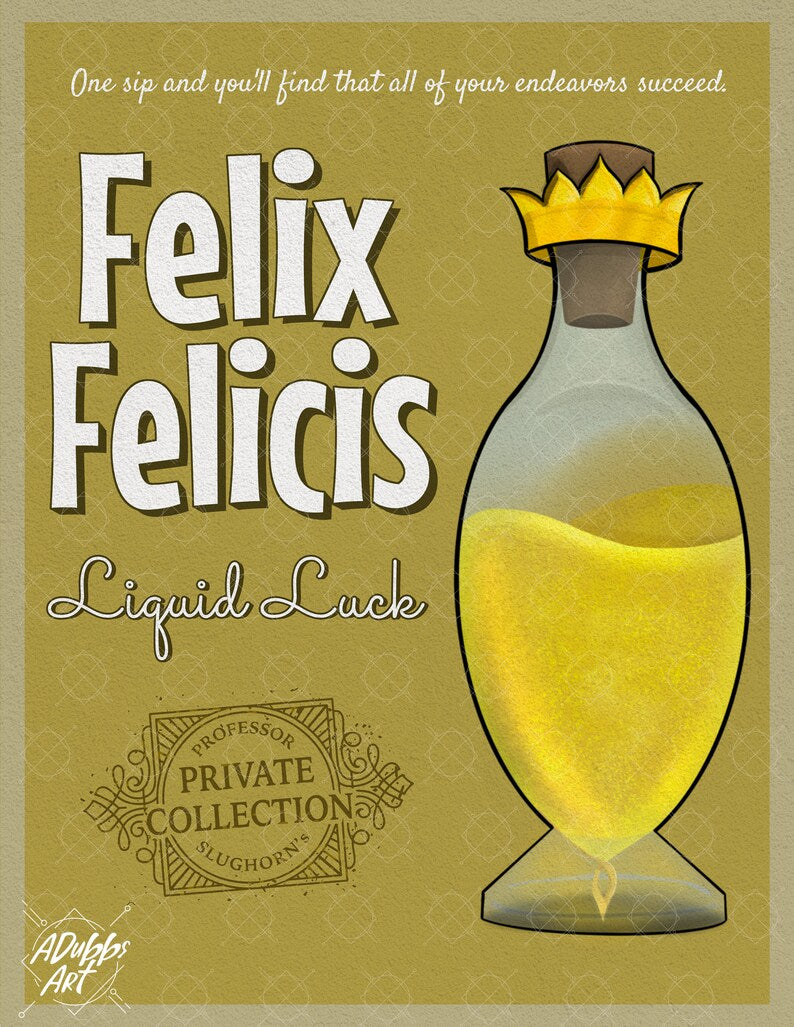 Enchanted Luck: Felix Felicis Poster