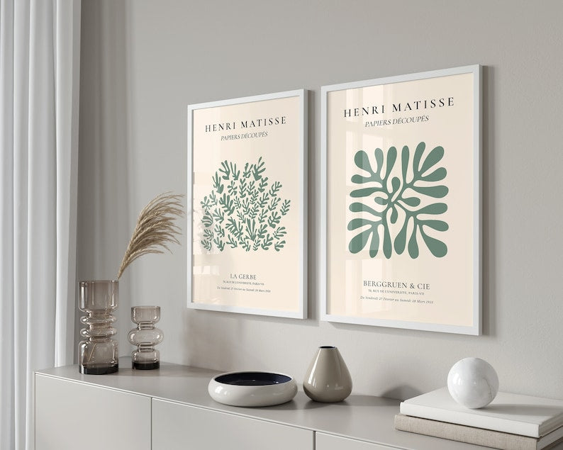 Mid-Century Modern Matisse Prints (Set of 2)