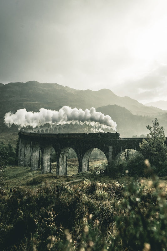 Hogwarts Express Poster: Premium Matte Train Ride to Hogwarts