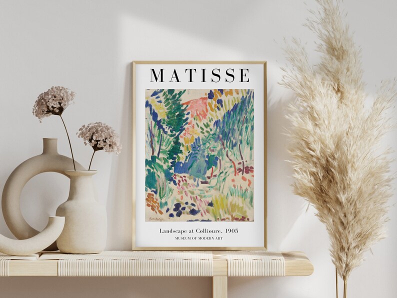 Matisse Print Trio: Abstract Wall Art for a Mid-Century Modern Abode