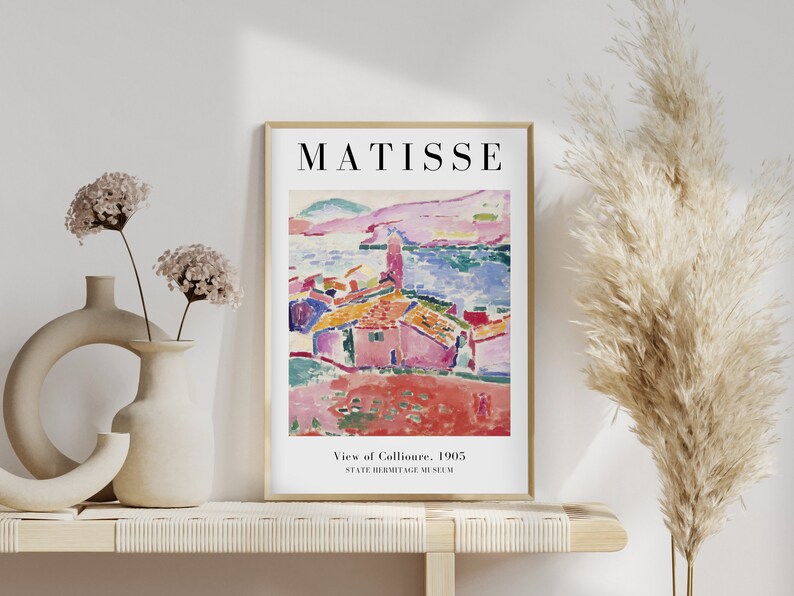 Matisse Print Trio: Abstract Wall Art for a Mid-Century Modern Abode