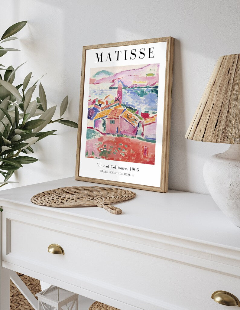 Matisse Print Trio: Abstract Wall Art for a Mid-Century Modern Abode