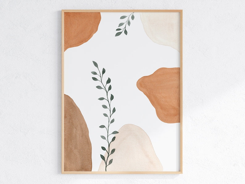 Boho Abstract Digital Wall Art